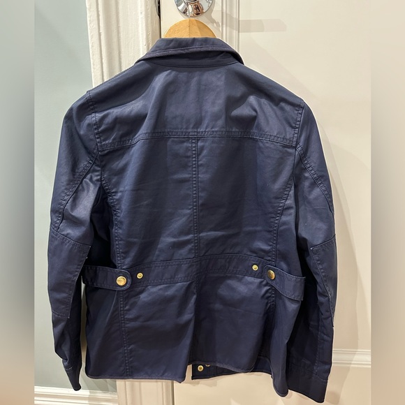 J. Crew Downtown Field Jacket - Navy - Petite Medium - Picture 2 of 4